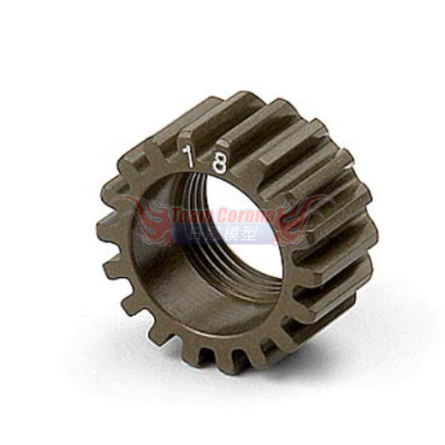 XRAY 338518 XCA Alu 7075 T6 Hardcoated Pinion Gear - 18T (1st)